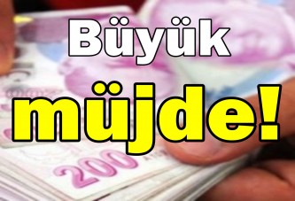 Büyük müjde!