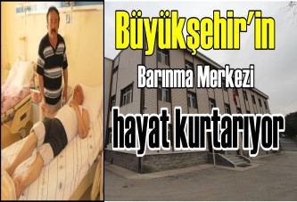 Büyükşehir'in Barınma Merkezi hayat kurtarıyor