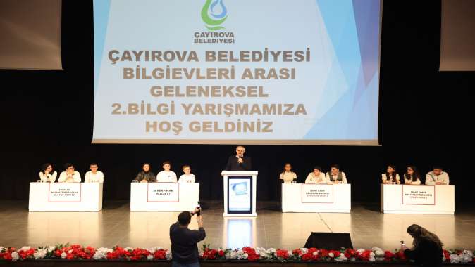 Çayırova’da bilgi evi öğrencileri, bilgilerini yarıştırdı
