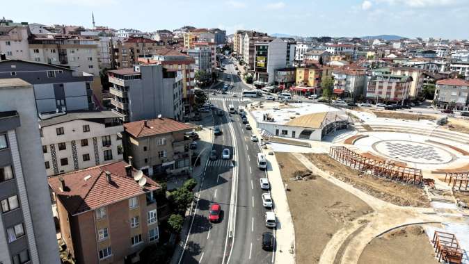 Çayırova’daki kavşakta Büyükşehir imzası