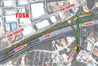 Çayırova OSB Köprülü Kavşağı için kollar sıvanıyor