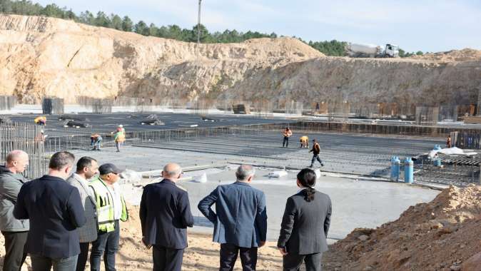 Çiftçi, “Bir şehrin hayali yükseliyor”