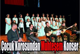 Çocuk korosundan muhteşem konser