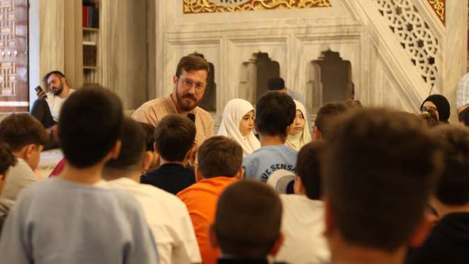 Çocuklar, Yeni Cuma'da 15 Temmuz ruhunu yaşadı