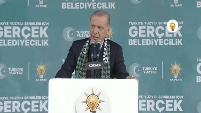 Cumhurbaşkanı Erdoğan son mitinginde Kocaelide konuştu