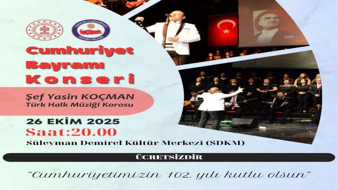 Cumhuriyet Bayramı Coşkusu THM Korosundan