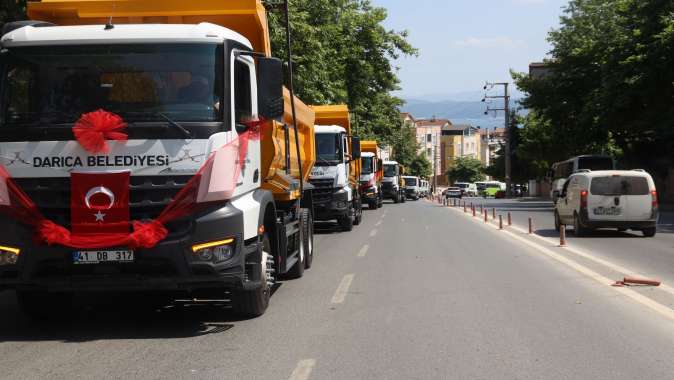 Darıca Belediyesi, araç filosunu büyütmeye devam ediyor