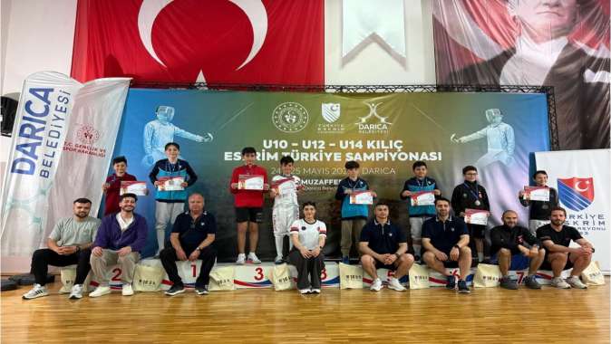 Darıca’da kılıçlar çekildi, şampiyonlar belli oldu