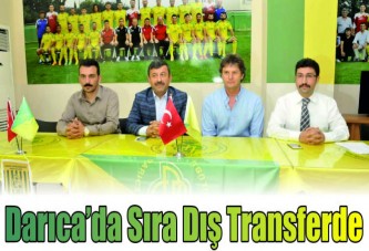 Darıca’da sıra dış transferde