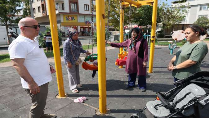 Darıca’daki parklar modern ve güvenli hale getiriliyor