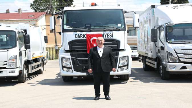 Darıca’nın hizmet ordusuna 5 yeni araç