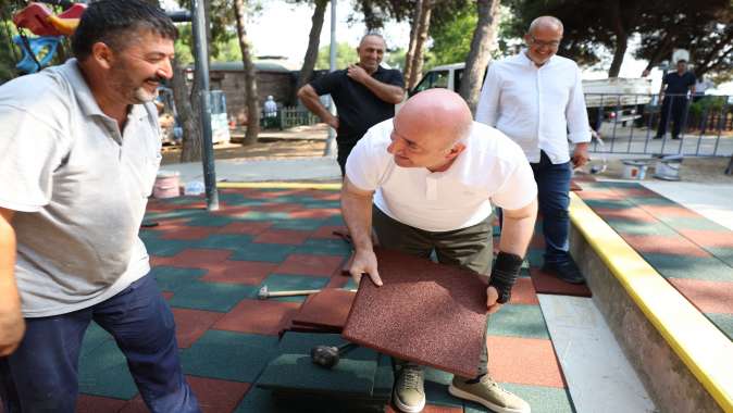Darıca’nın parkları Başkan dokunuşuyla yenileniyor