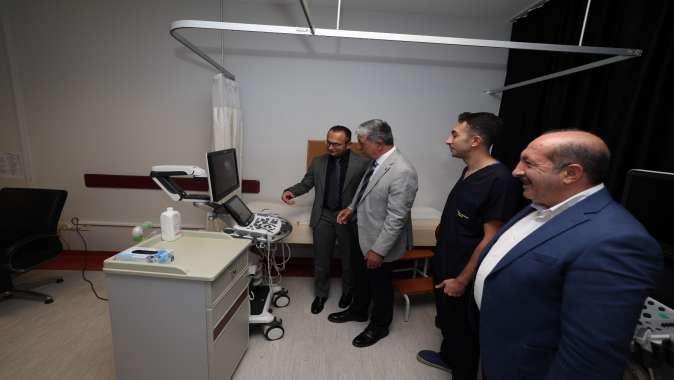 Dilovası Belediyesi’nden Devlet Hastanesine Ultrason Cihazı Desteği