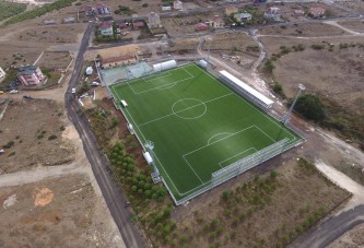 Dilovası Çerkeşli Köyü’nde futbol sahası tamamlandı