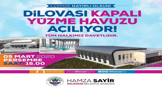 Dilovası yarı olimpik yüzme havuzu açılıyor