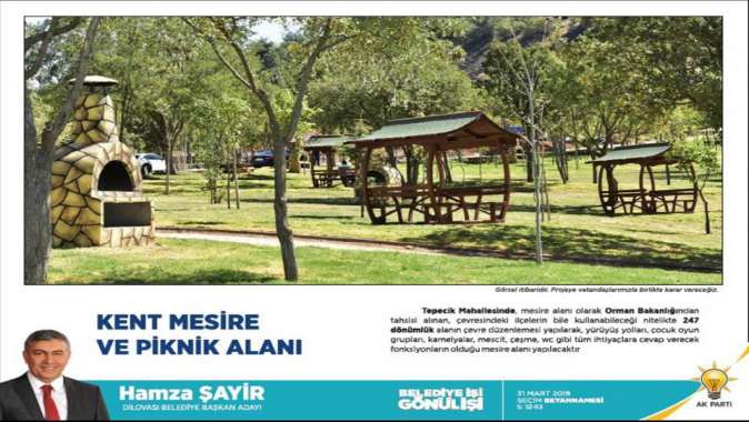 Dilovası yeni mesire alanına kavuşuyor