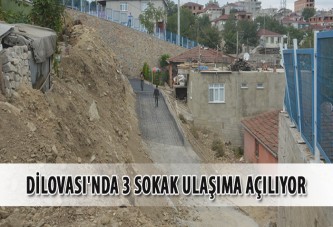 Dilovası'nda 3 sokak ulaşıma açılıyor