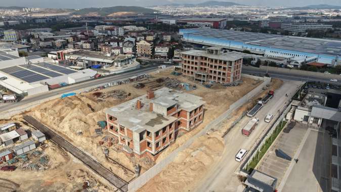 Doğa Madencilik Meslek Lisesi’nde kaba inşaat tamamlandı