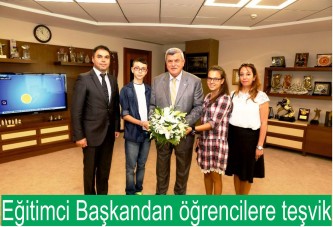 Eğitimci Başkandan öğrencilere teşvik