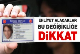 Ehliyet Alacaklar Buna Dikkat