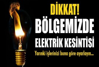 Elektrik yok!