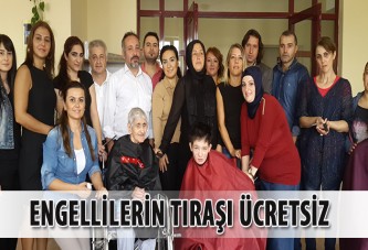 Engellilerin tıraşı ücretsiz