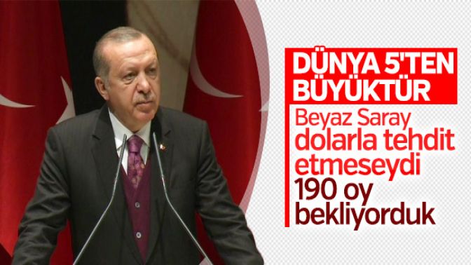 Erdoğan, BM'nin Kudüs kararını değerlendirdi