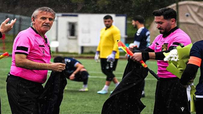 EROL SELAMET YILLAR SONRA KANDIRA GB SPOR ‘UN MAÇINI YÖNETTİ