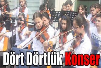 Fatih Ortaokulu Korosu’ndan dört dörtlük konser