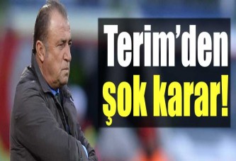 Fatih Terim'den şok karar!