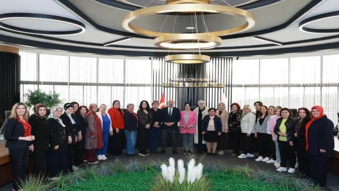Gebze Belediyesi Kadın Muhtarları Ağırladı