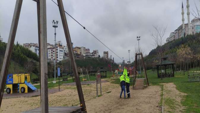 Gebze bölgesinde parklara yoğun bakım