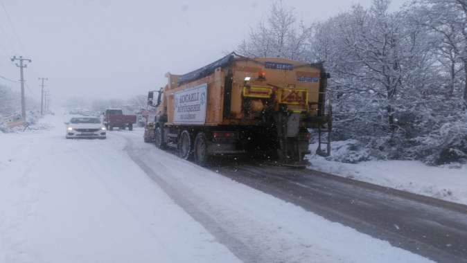 Gebze bölgesinde tüm yollar açık