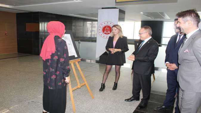 Gebze Denetimli Serbestlik Müdürlüğü Resim Sergisi düzenledi