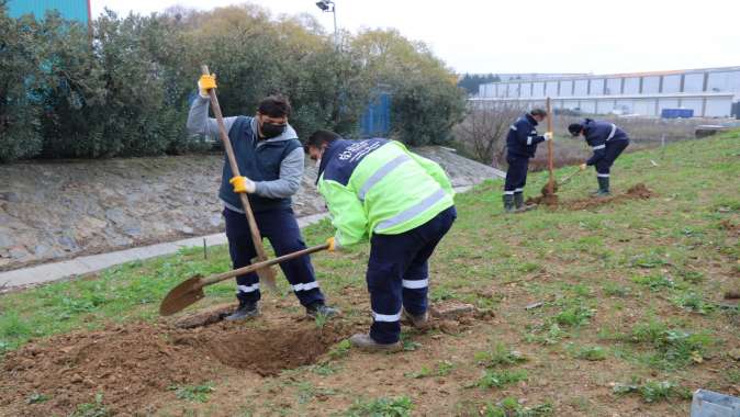 Gebze Doğu Kavşağı’nda çevre düzenlemesi