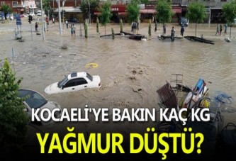 Gebze’ye 19 kilo yağış düştü