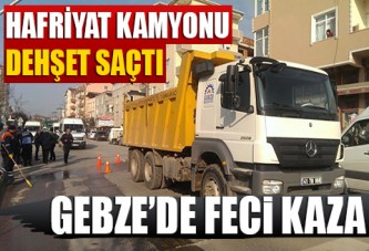 Gebze'de Feci Kaza