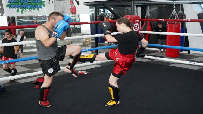 Geleceğin Boksör ve Kickboks’çuları yetişiyor