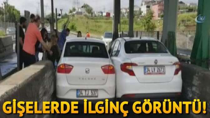 Gişelerde ilginç görüntü! İnat edince...