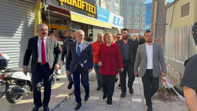 Göçük oldu , CHP etkinliği iptal etti