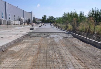 Gölcük İhsaniye’ye beton yol