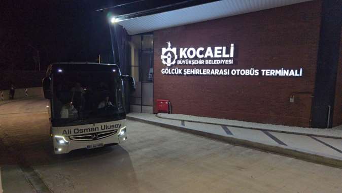Gölcük Terminali'nde ilk sefer İzmir'e