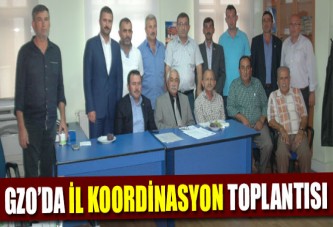 GZO’da il koordinasyon toplantısı