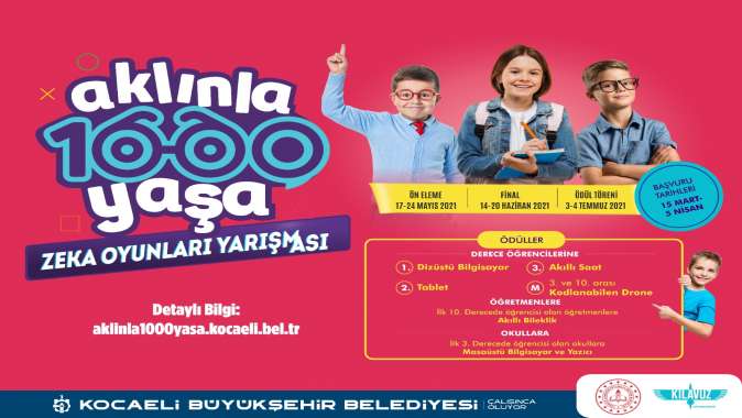 Haydi Çocuklar! ‘’Aklınla 1000 Yaşa’’ başlıyor