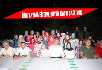 İlim Yayma Cemiyeti eğitime büyük katkı sağlıyor