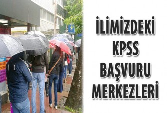 İlimizdeki KPSS başvuru merkezleri