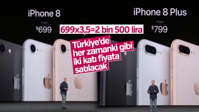 iPhone 8in fiyatı belli oldu