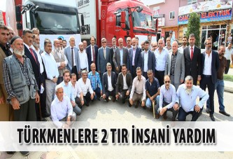 Irak Türkmenlerine 2 TIR dolusu insani yardım