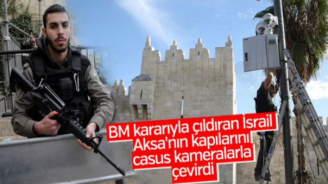 İsrail casus kameralar yerleştirdi