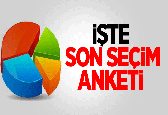 İşte son anket